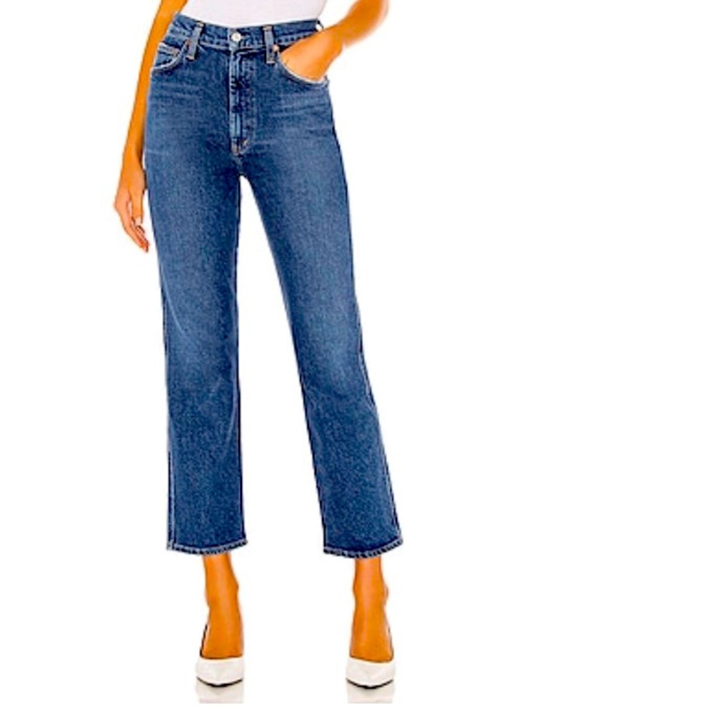 AGOLDE pinch waist high rise kick flare